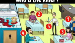 Brain Teaser: Spot the murderer at the restaurant in 5 seconds