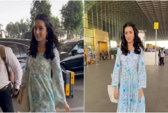 Shraddha Kapoor’s Ethnic Airport look