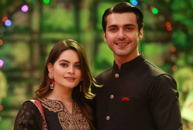 Minal Khan and Ahsan Mohsin Ikram will appear on The Mirza Malik Show