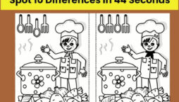 Spot The Difference: Spot 10 differences between the two images