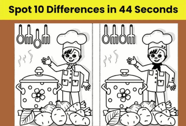 Spot The Difference: Spot 10 differences between the two images
