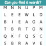 Word Search Puzzle: Find 6 Words Hidden In The Image In 29 Seconds