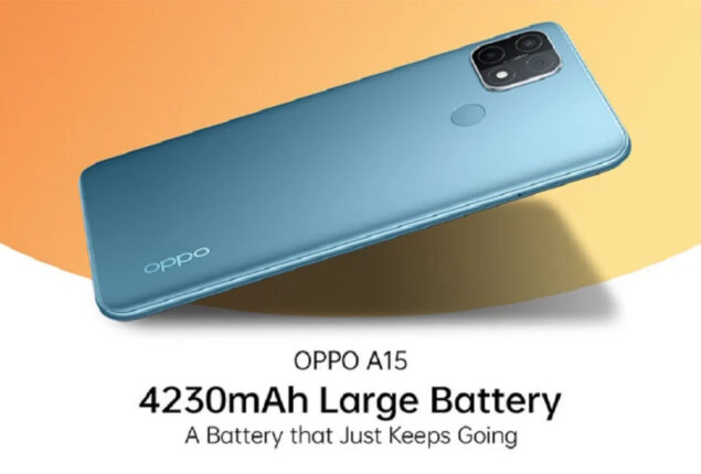 Oppo A15 price in Pakistan & features