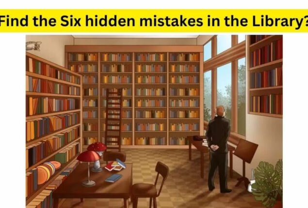 Brain Teaser: Find the six hidden mistakes in Library