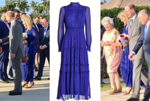 Sophie Wessex appears “ultra-feminine” in £425 Me+Em outfit
