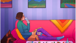 Brain Teaser: Spot the mistake in Woman’s Living Room Picture