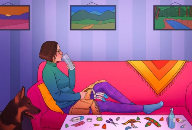 Brain Teaser: Spot the mistake in Woman’s Living Room Picture