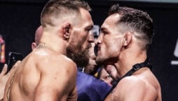 Michael Chandler facing Conor McGregor