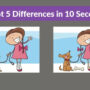 Spot The Difference: Spot 5 differences within 10 seconds