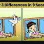 Spot The Difference: Spot 3 differences in 9 seconds