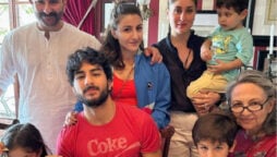 Soha Ali Khan shares an adorable family portrait with fans