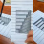 Watch this viral video to learn how to draw 3D images