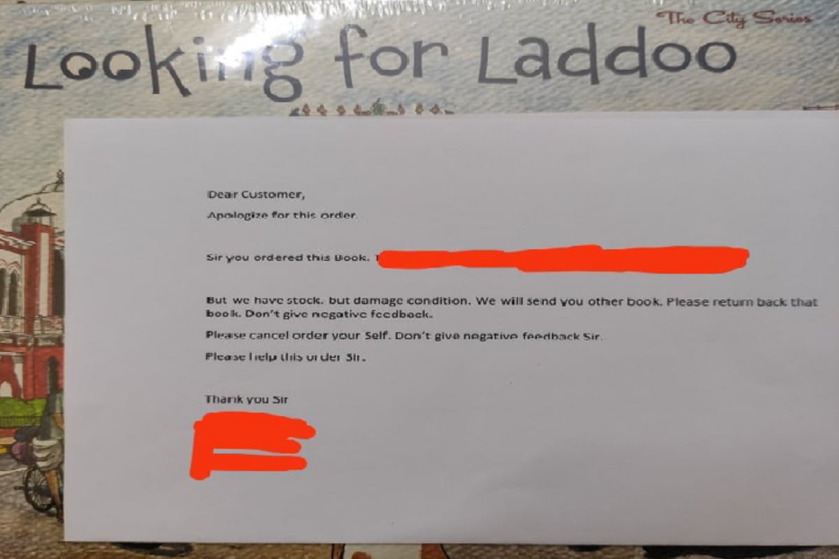 Man gets wrong book online