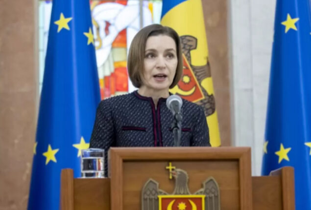 Sandu, Moldova’s pro-EU president, accused Russia of plotting a coup