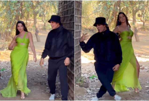 Akshay Kumar and Nora Fatehi’s new dance video goes viral