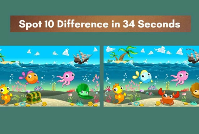 Spot The Difference: Spot 10 differences between the two images