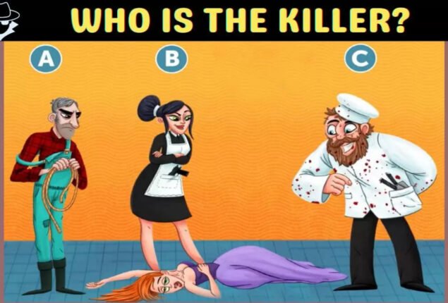 Brain Teaser: Find the killer & solve the murder mystery in 11 sec