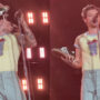 Fans react to Harry Styles drinking from shoe at concert in Australia