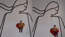 This magnificent artwork is a tribute to a mother’s love