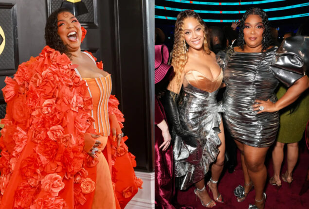Lizzo anxiously searches for Beyoncé in Grammys 2023 audience