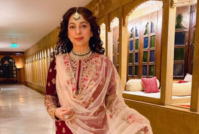 Juhi posts pictures of her attire from the wedding of Sidharth & Kiara 