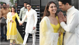 Kiara Advani-Sidharth Malhotra hold hands as they arrive in Mumbai after wedding