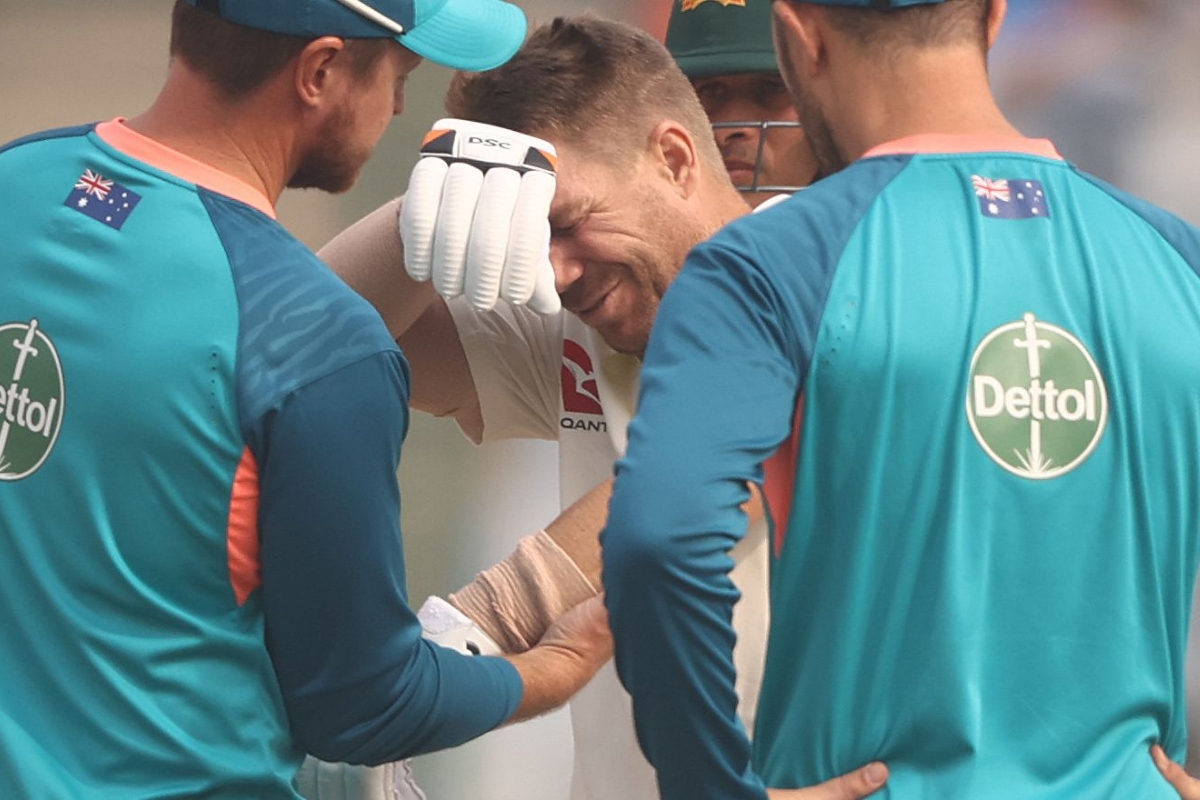 David Warner injury