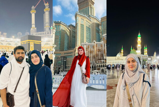 Shagufta Ejaz’s daughter Anya Ali performs Umrah: pictures