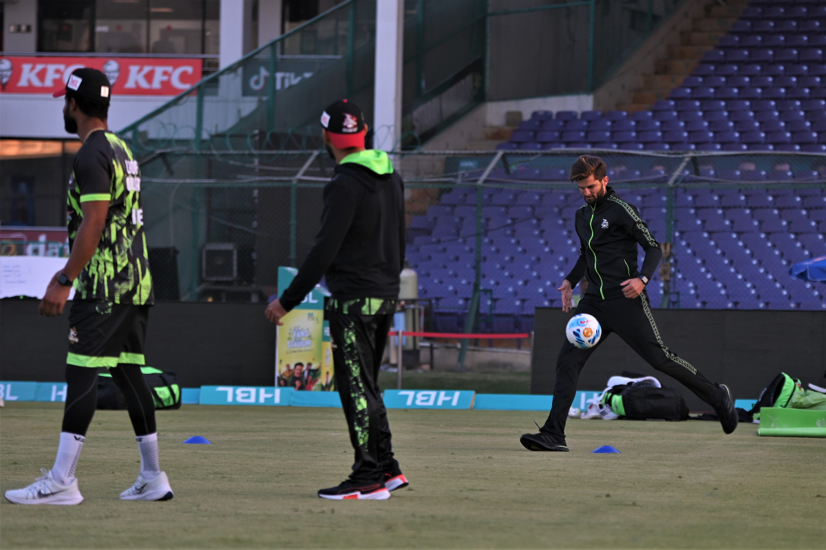 Shaheen Afrid training