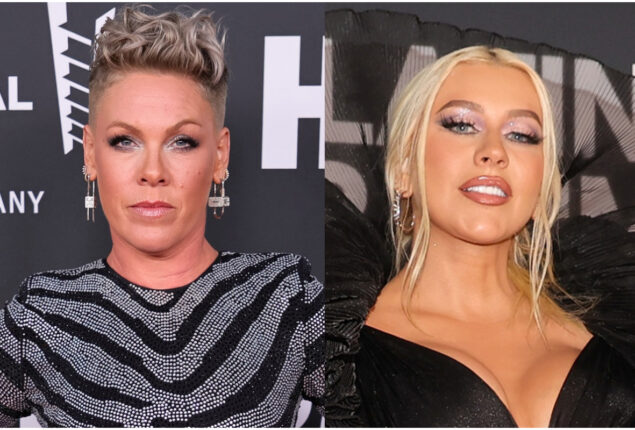 Pink claps back after she was criticized for ‘shading’ Christina Aguilera
