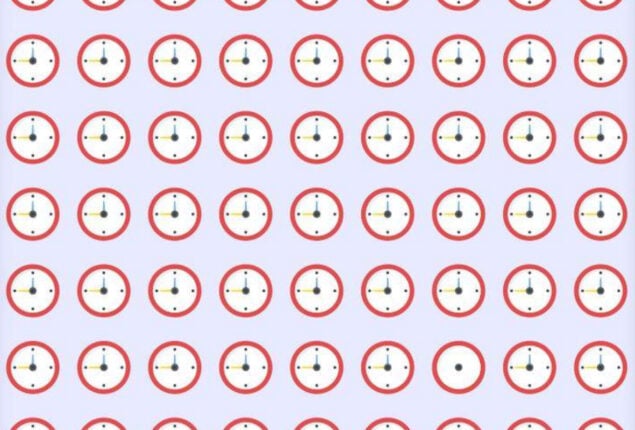 Brain Teaser: Spot the Broken Clock in 7 secs
