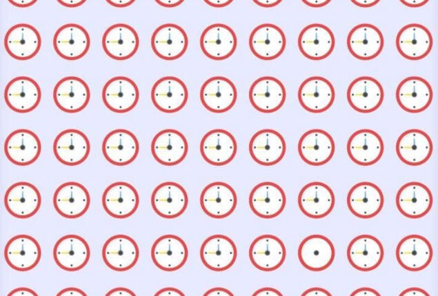 Brain Teaser: Spot the Broken Clock in 7 secs