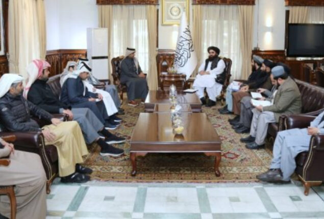 Qatar sends an envoy to Kabul to meet with Taliban