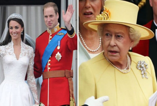 Queen Elizabeth furious on Kate & William’s wedding