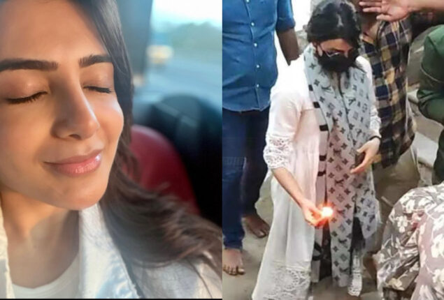 Samantha Ruth Prabhu climbs 600 steps barefoot to pray