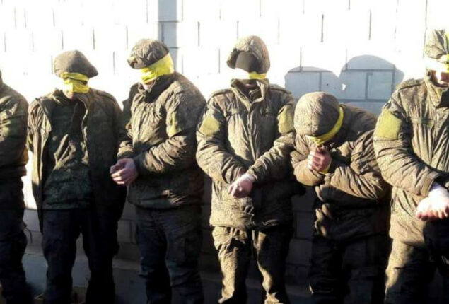 Ukraine war: Inside a POW camp for Russians