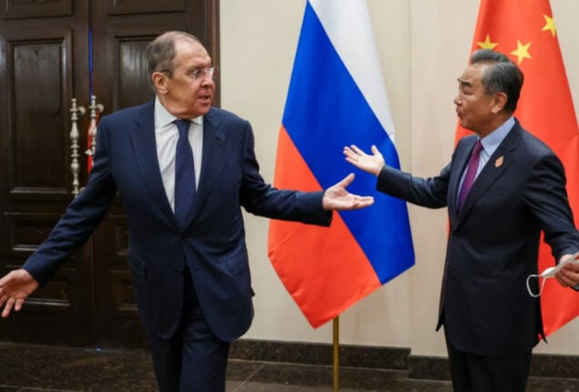 Russia and China ‘oppose unilateral bullying’