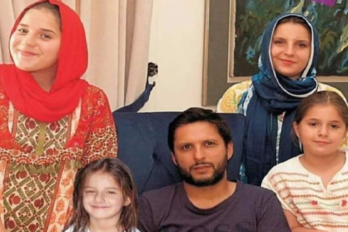 Shahid Afridi daughters