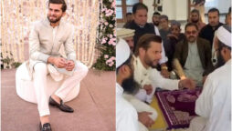 Cricketers spotted at Shaheen Shah Afridi’s nikkah event