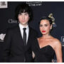 Jordan Lutes and Demi Lovato intense PDA on the red carpet