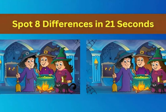 Spot The Difference: Spot 8 differences in 21 seconds