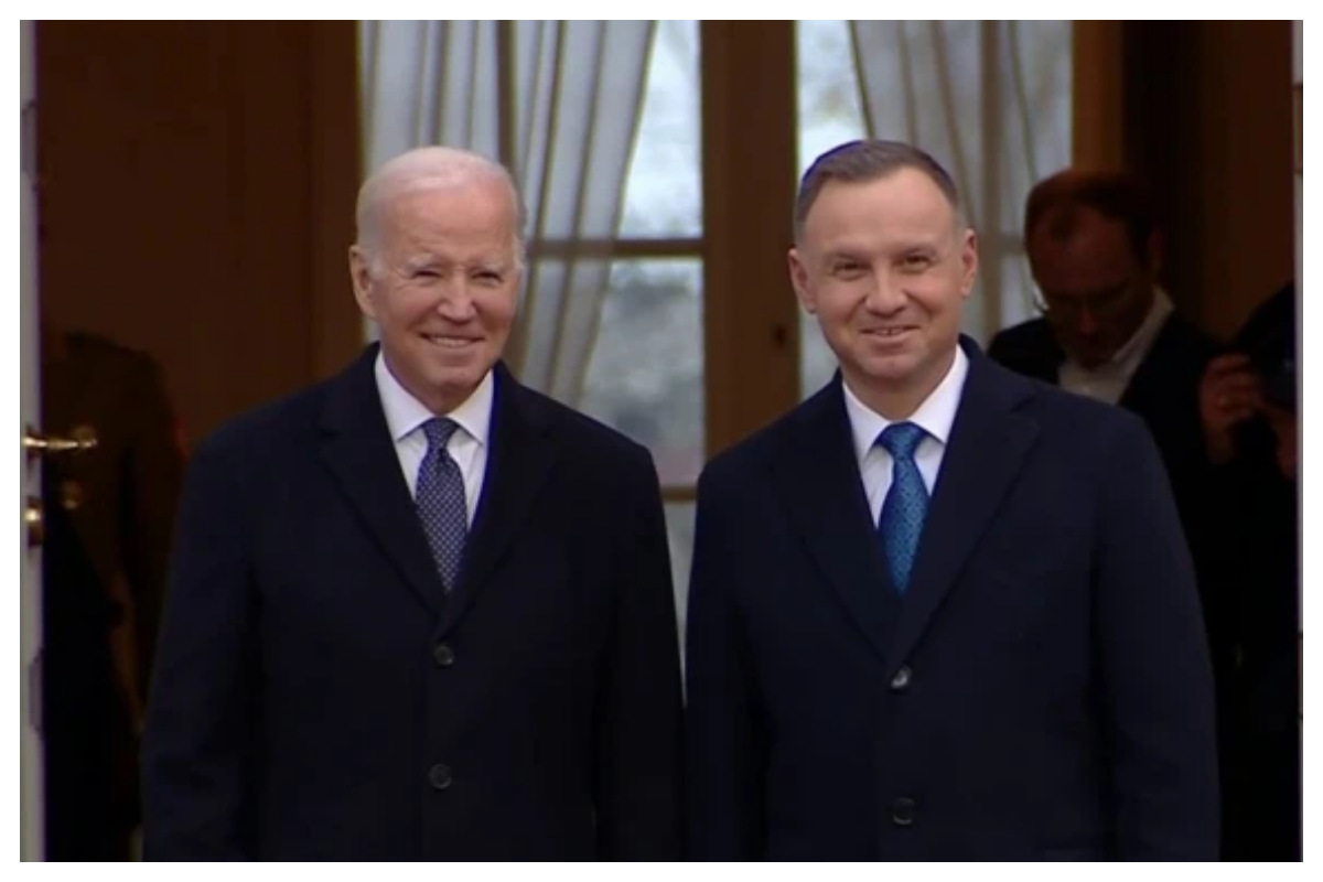President Biden meets Polish President