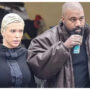 Kanye West and Bianca Censori taken during a rare outing