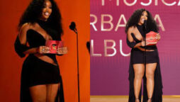 SZA shines at Grammys 2023 in barely-there little black dress