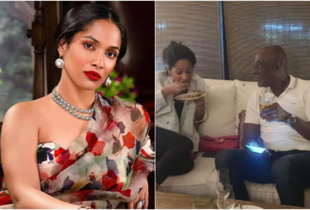 Masaba Gupta shared a meal with dad  and step-dad