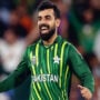 Shadab Khan reacted to Iftikhar Ahmed hitting six sixes