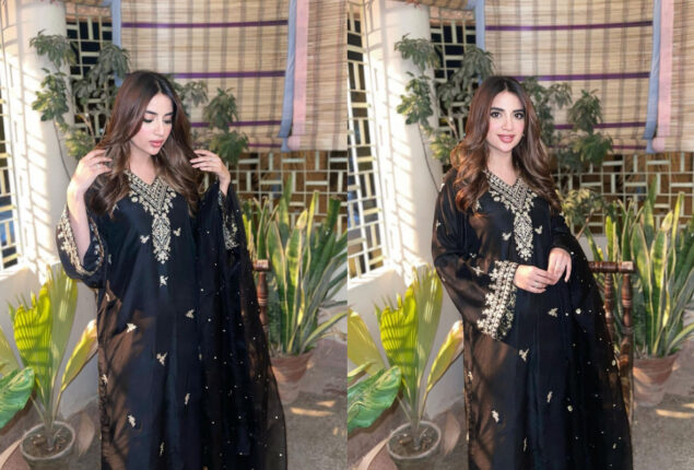 Saboor Ali flaunts her desi style in stunning outfit