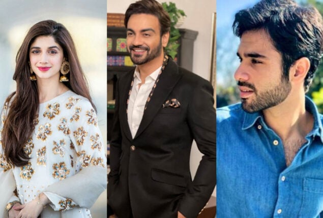 Arsalan Naseer, Ameer Gillani, and Mawra Hocane collaborating on an upcoming project