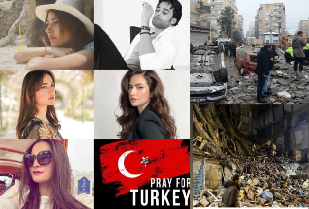 Pakistani celebrities send condolences to Turkey & Syria
