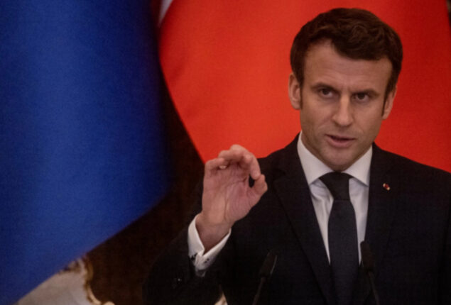Russia must be defeated but not ‘crushed’, says Macron